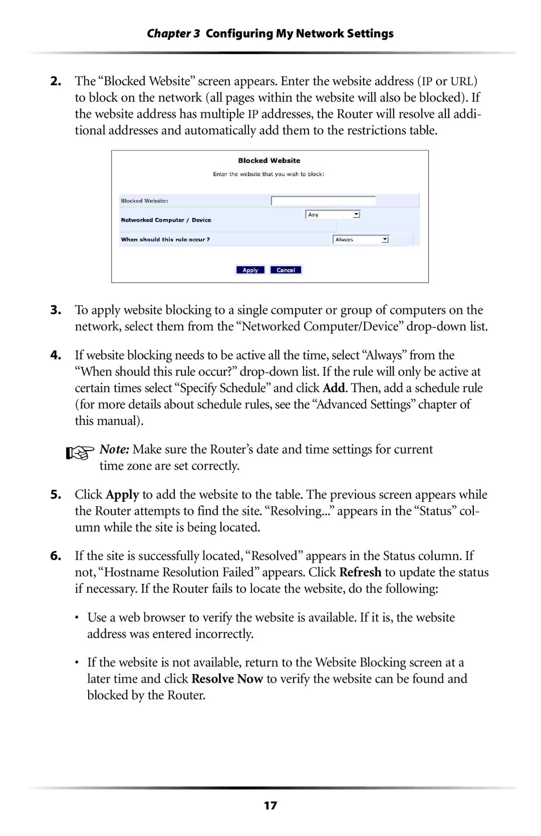 Actiontec electronic RI408 user manual Configuring My Network Settings 