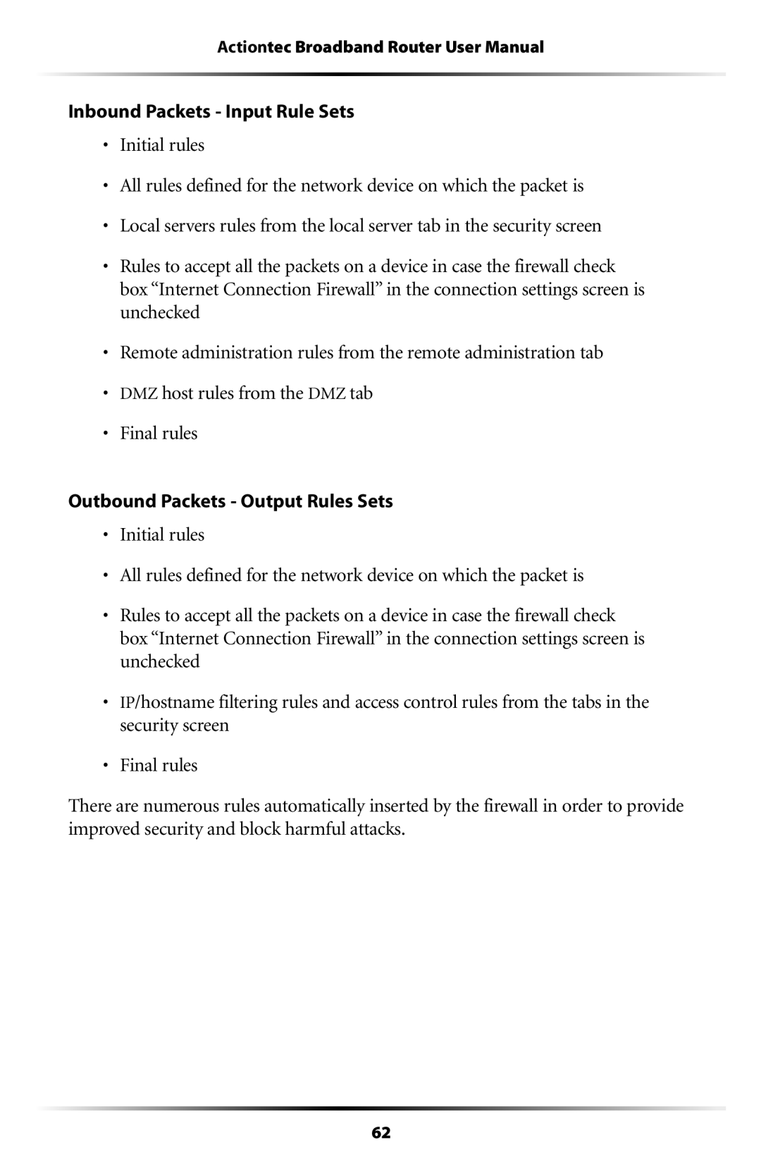 Actiontec electronic RI408 user manual 