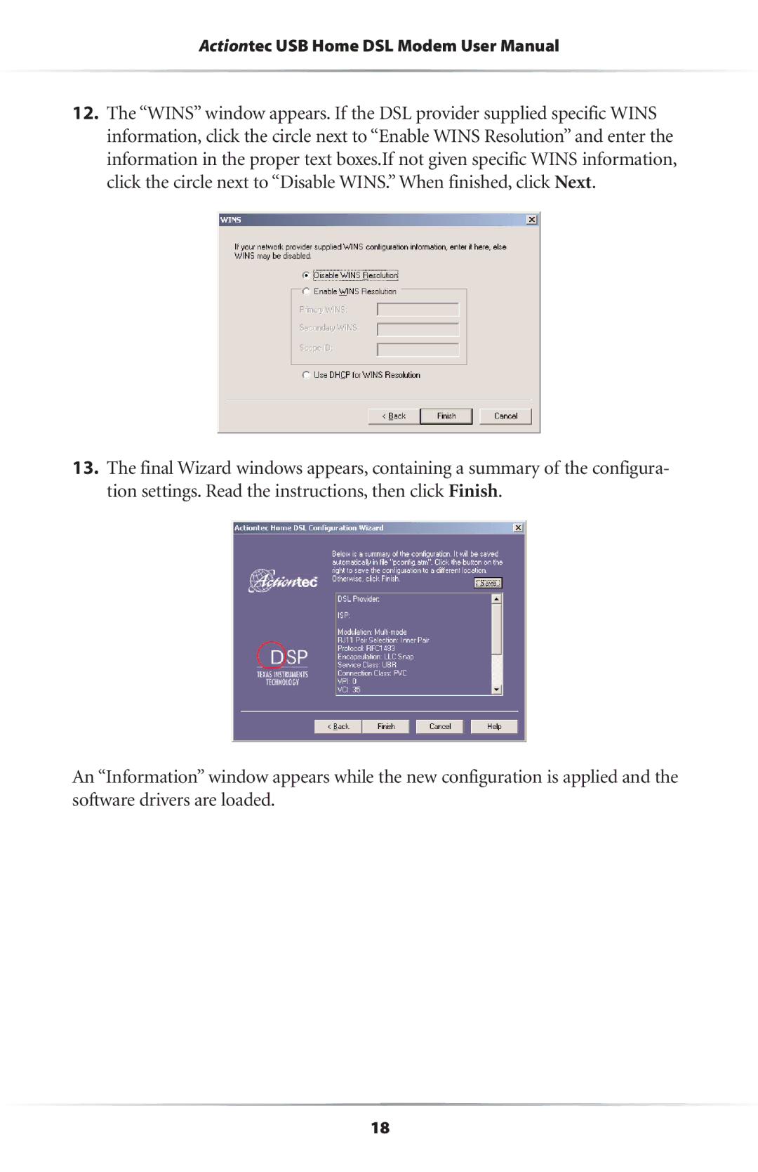 Actiontec electronic UD800TP user manual 