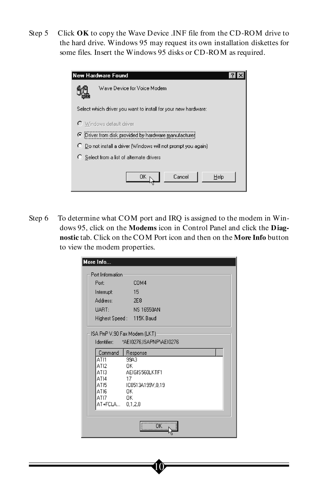 Actiontec electronic V.90 ISA user manual 