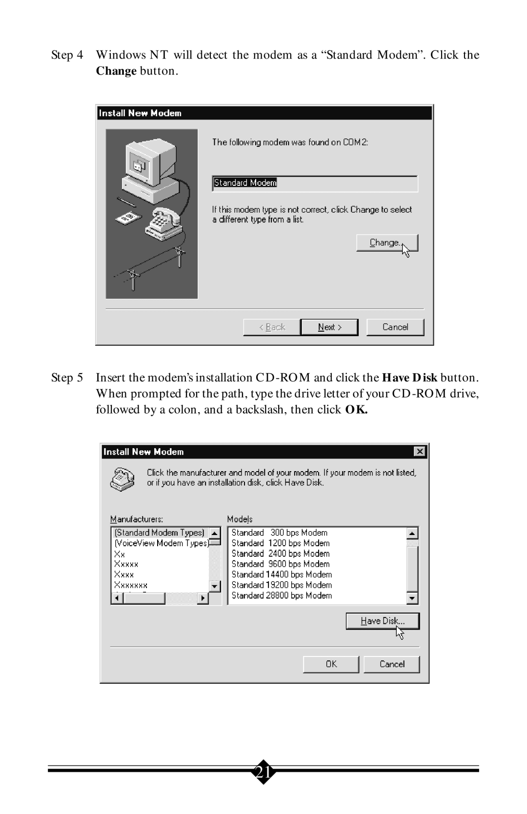 Actiontec electronic V.90 ISA user manual 