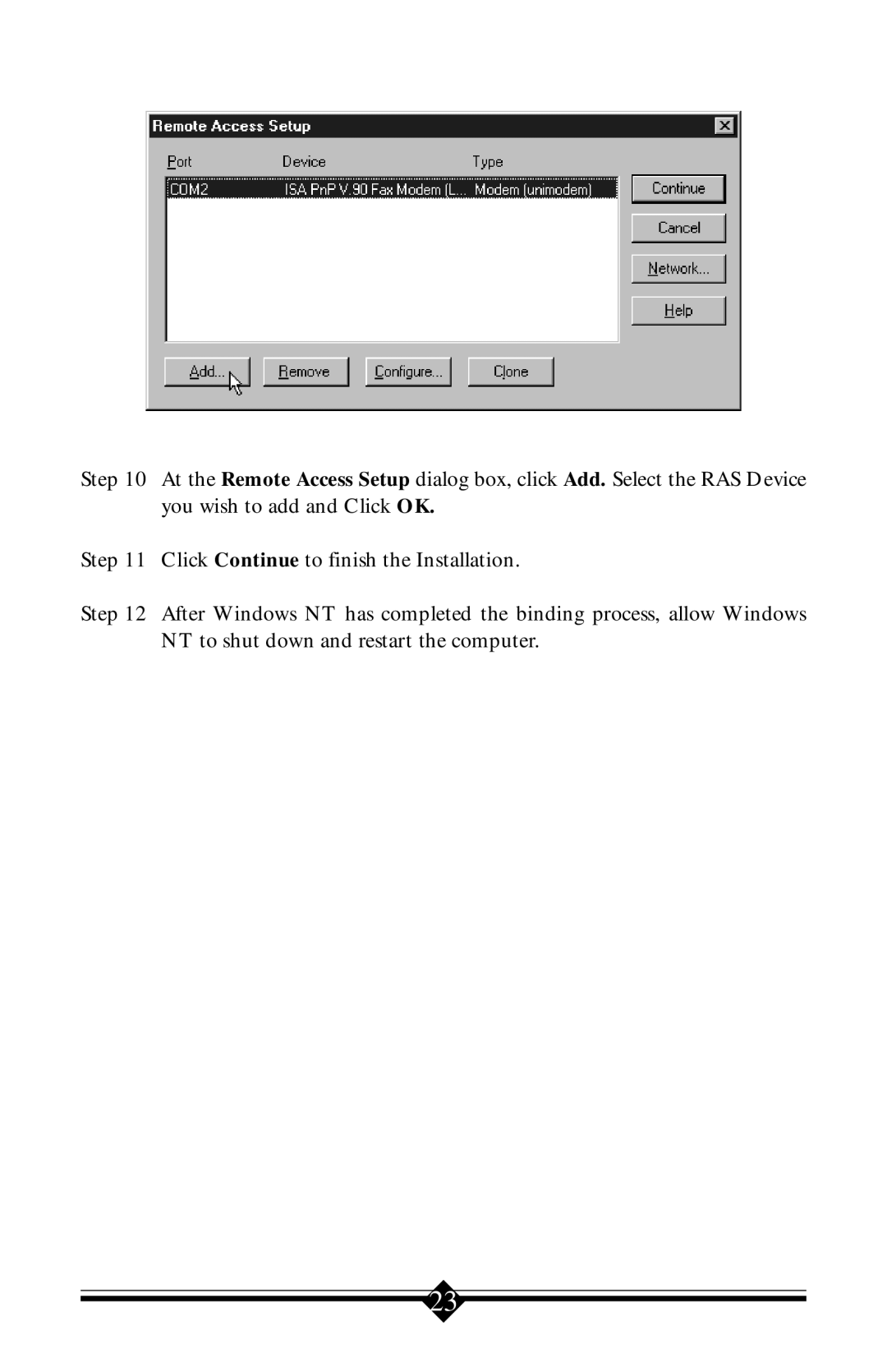 Actiontec electronic V.90 ISA user manual 