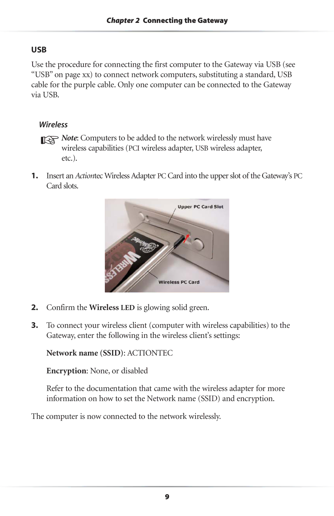 Actiontec electronic Wireless-Ready user manual 