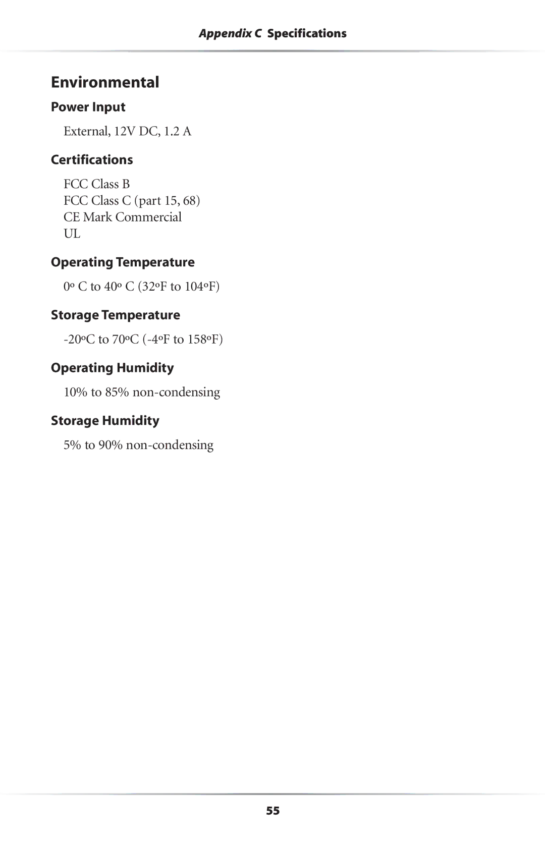 Actiontec electronic Wireless-Ready user manual Environmental 