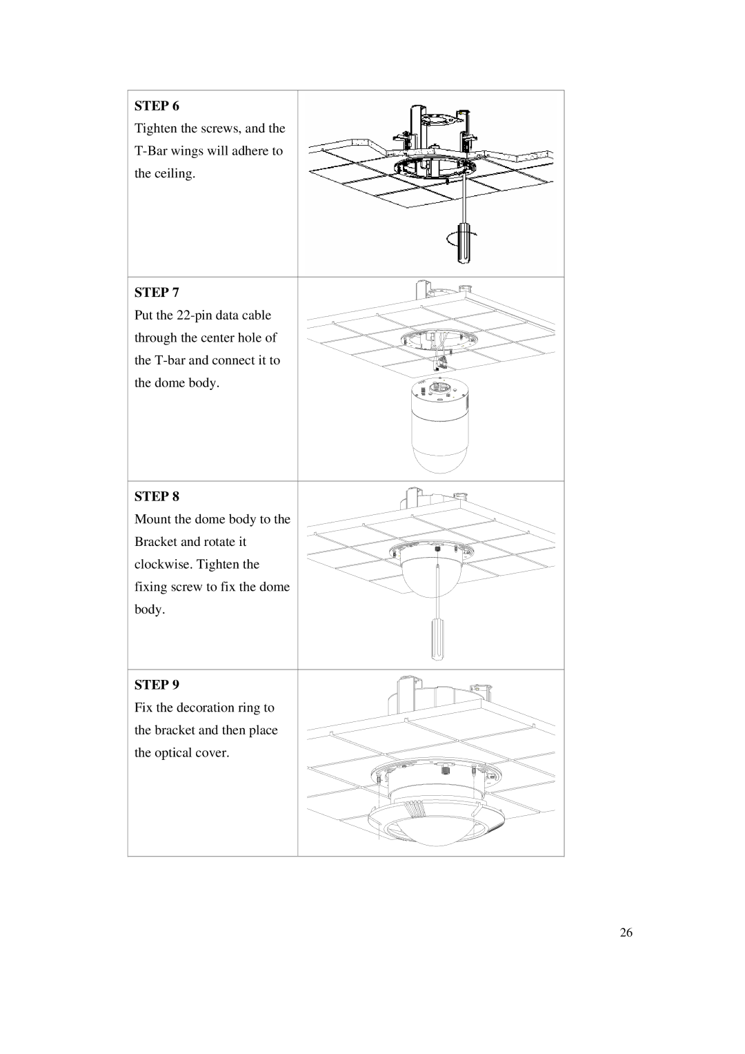 ACTiSYS CAM-6500 user manual Step 