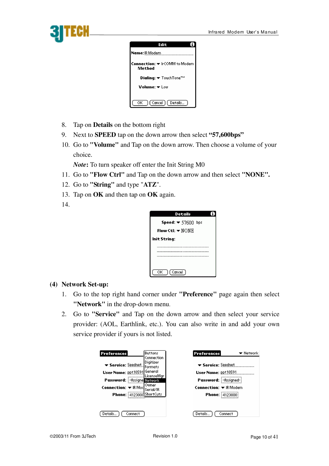 ACTiSYS PP2-5600 user manual Network Set-up 