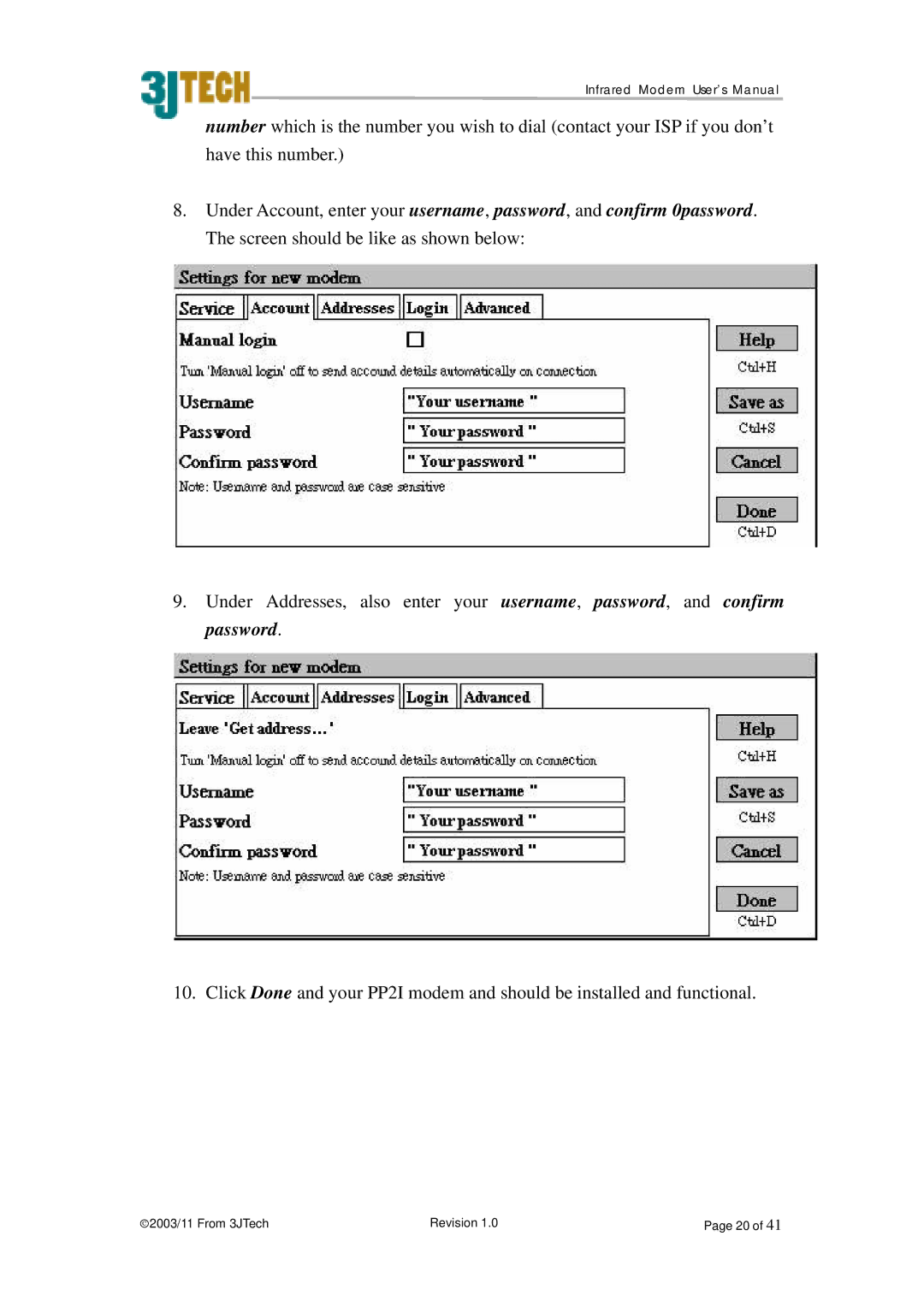 ACTiSYS PP2-5600 user manual Infrared Modem User’s Manual 