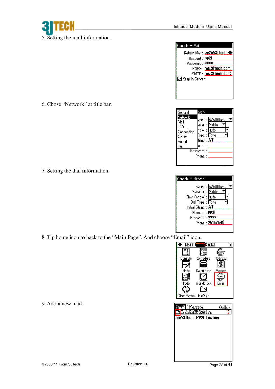 ACTiSYS PP2-5600 user manual Infrared Modem User’s Manual 