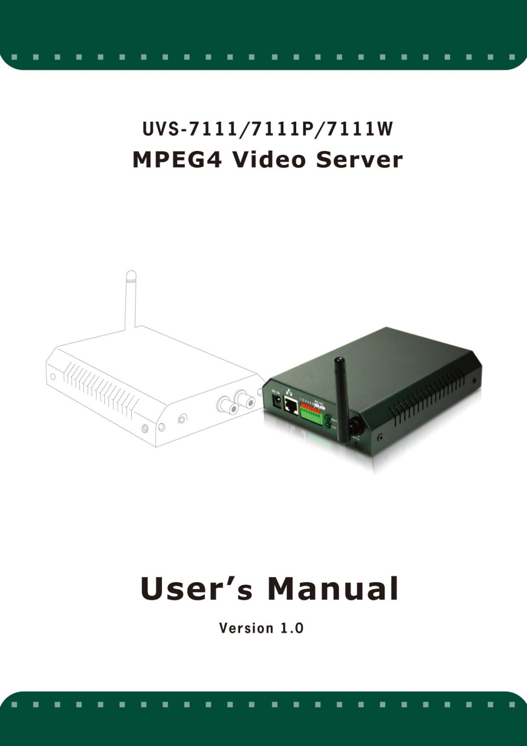 Active Thermal Management UVS-7111 manual 