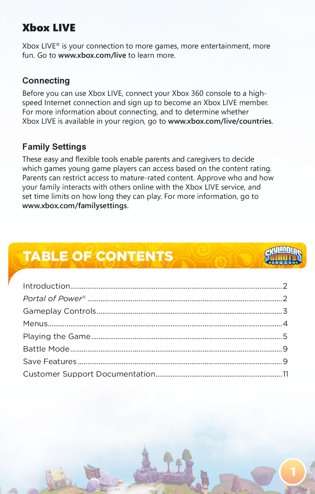 Activision 47875843929 manual Table of Contents 