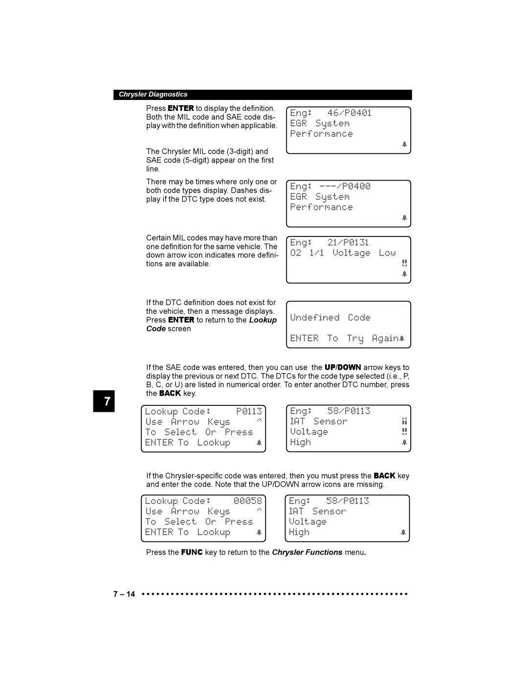 Actron 9640 user manual Iat 