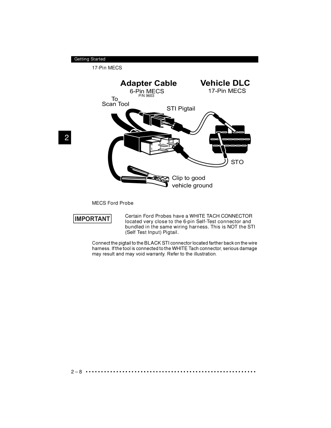 Actron 9640 user manual Vehicle DLC 