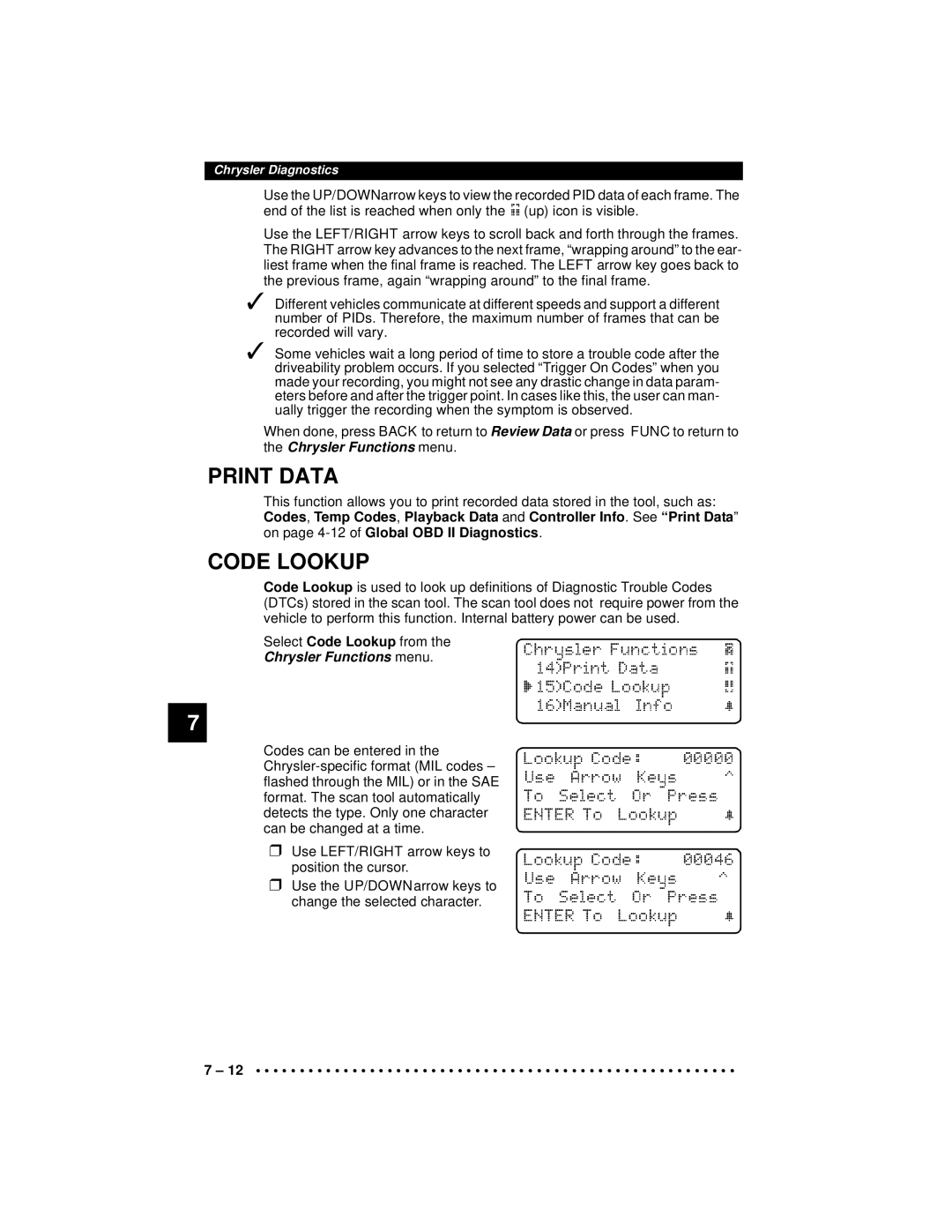 Actron 9640A manual On page 4-12 of Global OBD II Diagnostics 