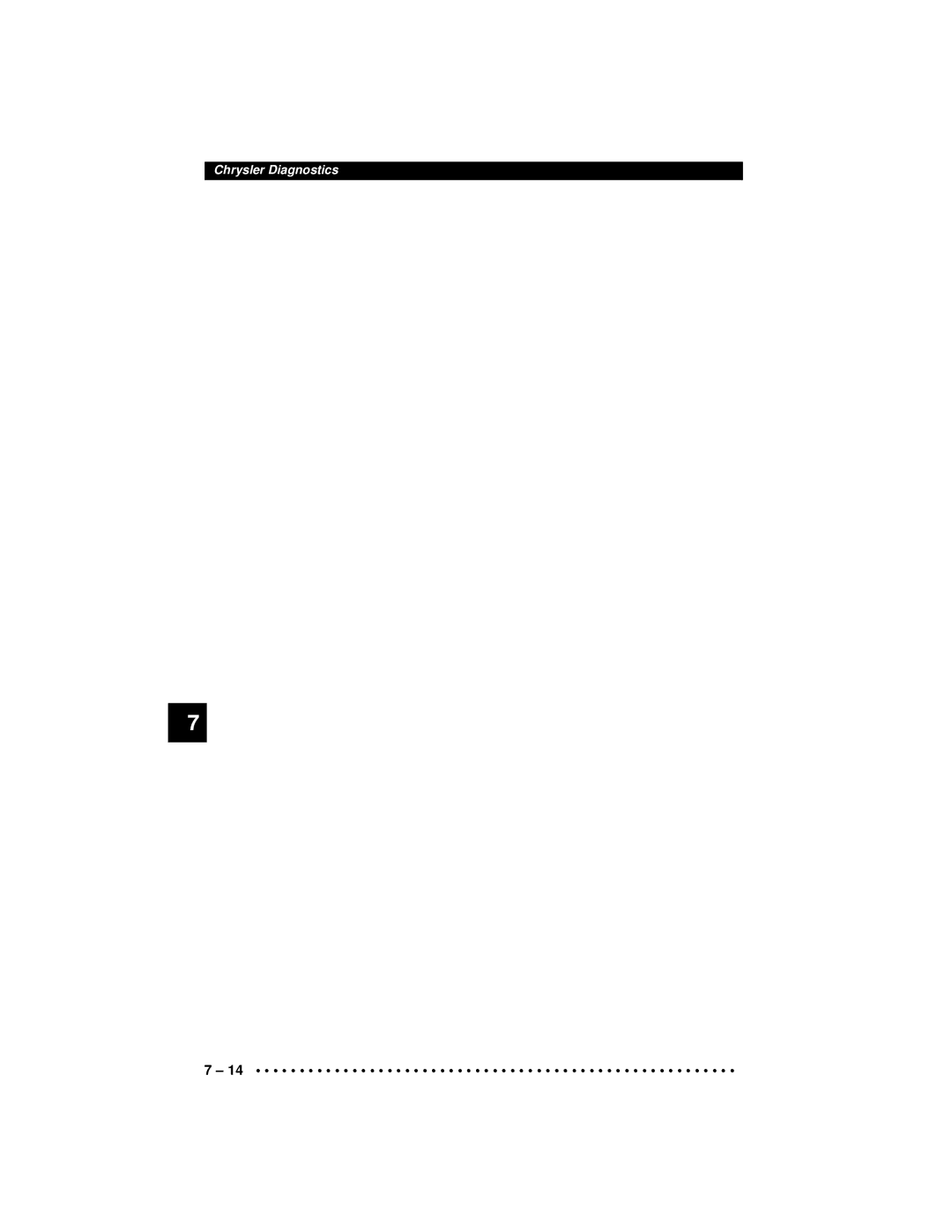 Actron 9640A manual Chrysler Diagnostics 