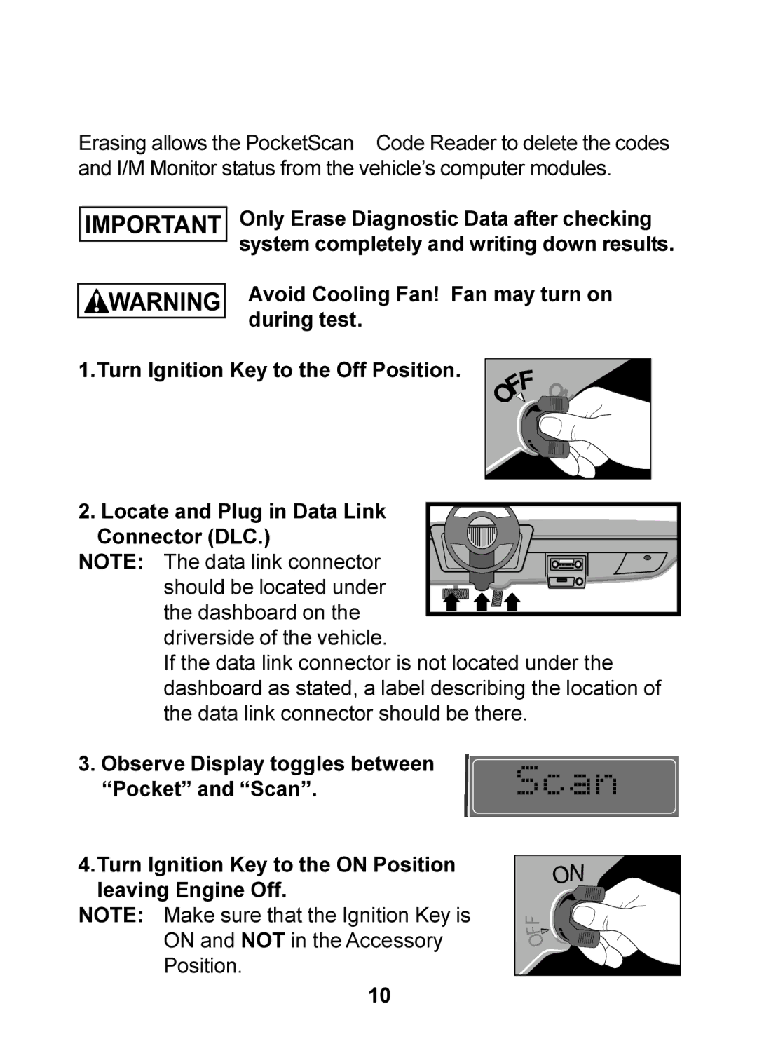 Actron CP9125 manual Scan 