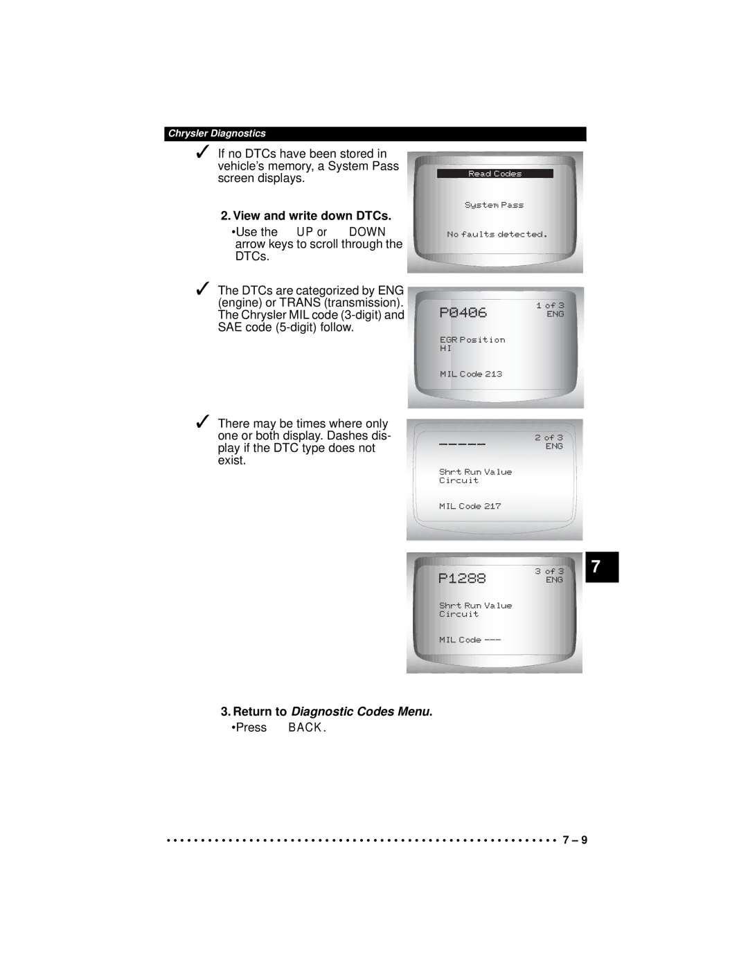 Actron CP9190 manual P0406 ENG 