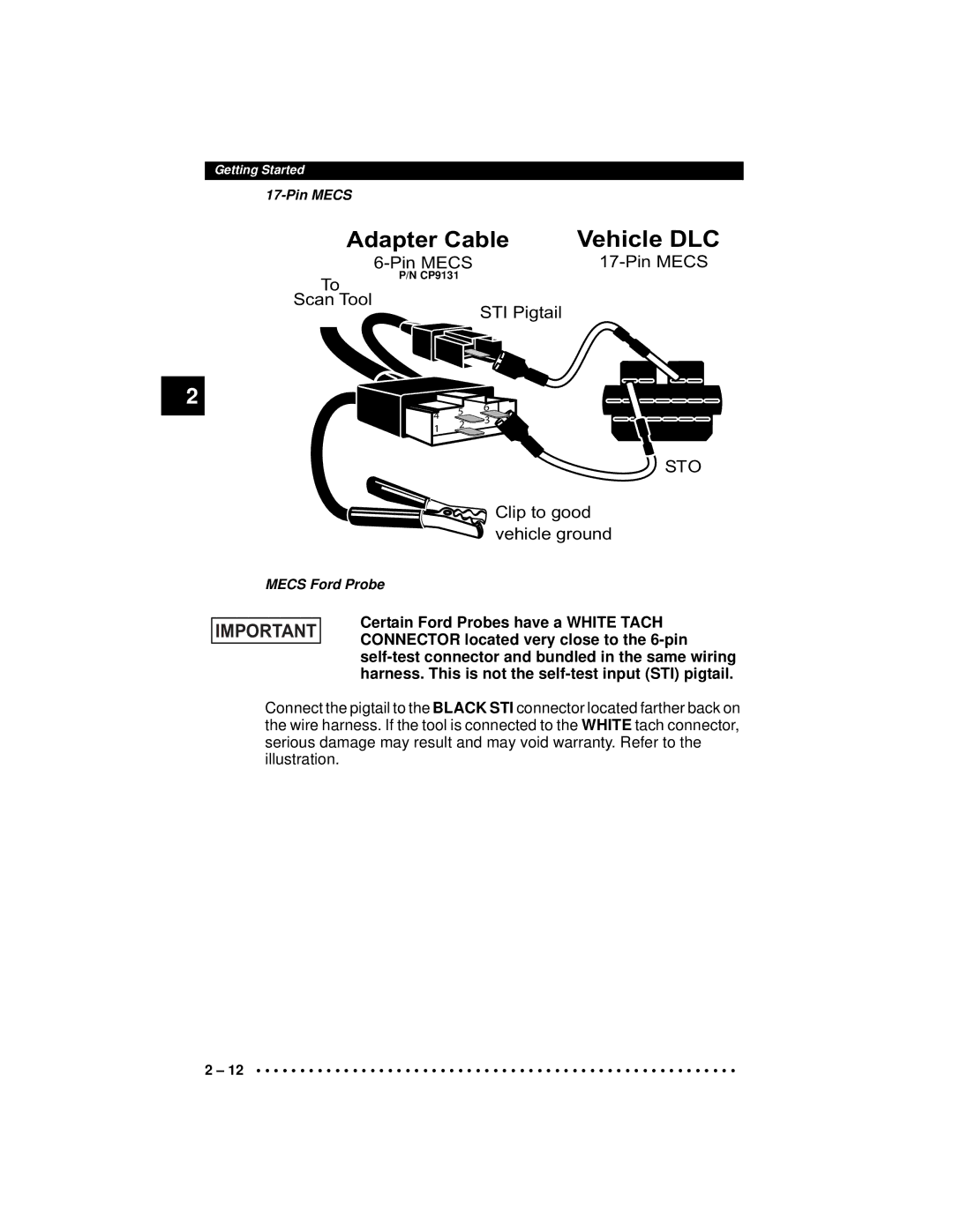 Actron CP9190 manual Vehicle DLC 