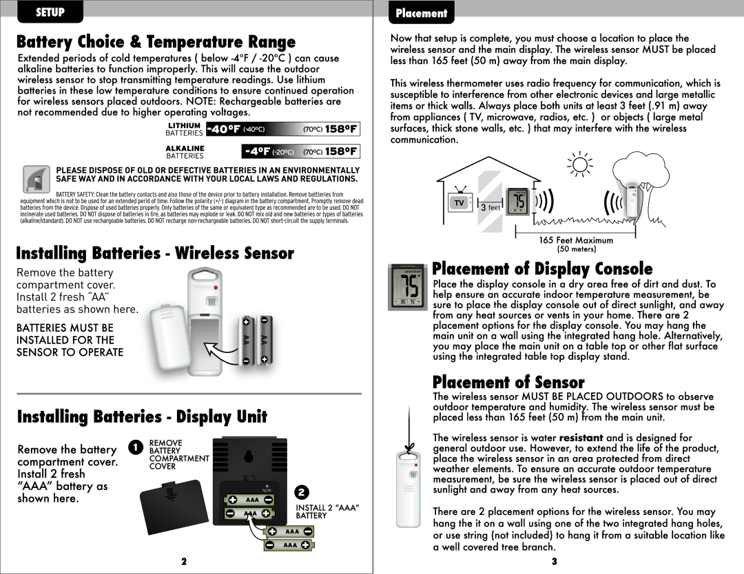 Acu-Rite 00380W manual 