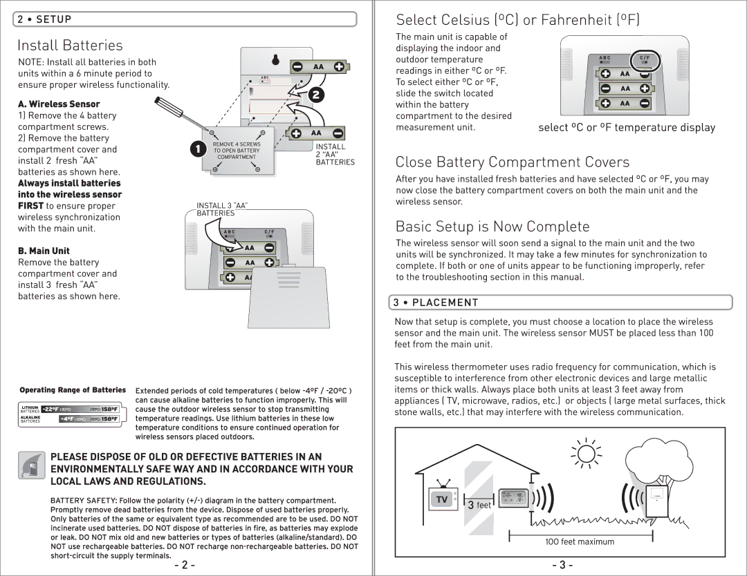 Acu-Rite #00616 manual 