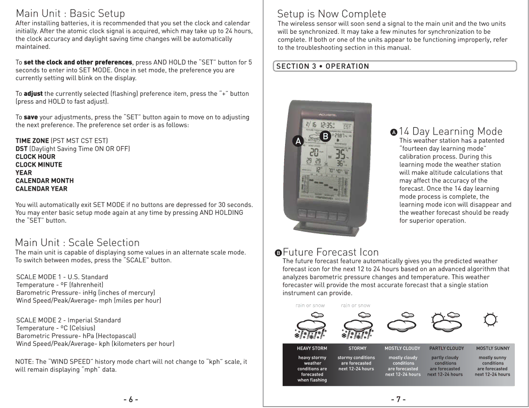 Acu-Rite 00634A1 manual 