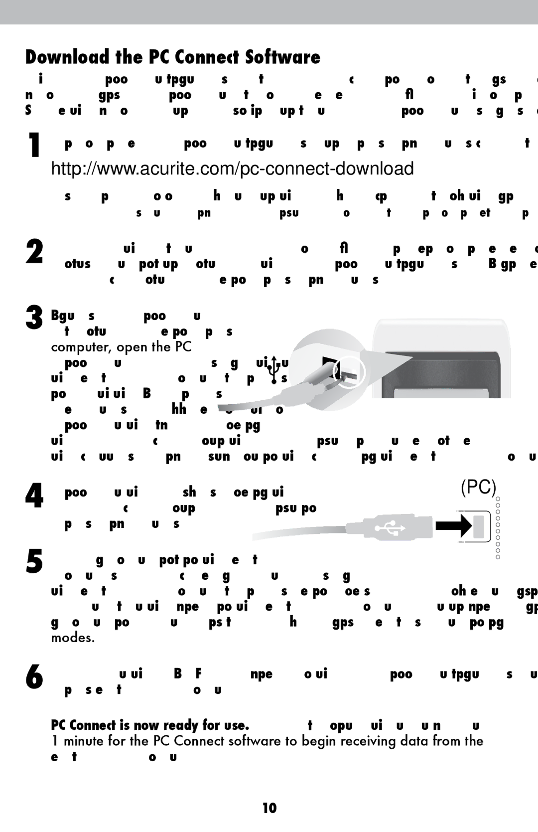 Acu-Rite 02032C / 888143 instruction manual Download the PC Connect Software 