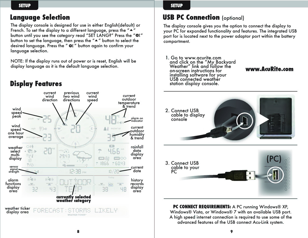 Acu-Rite 1025 manual 