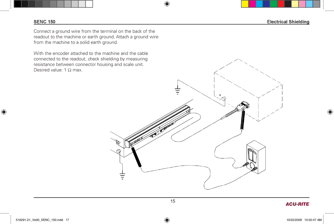 Acu-Rite 150 manual Electrical Shielding 