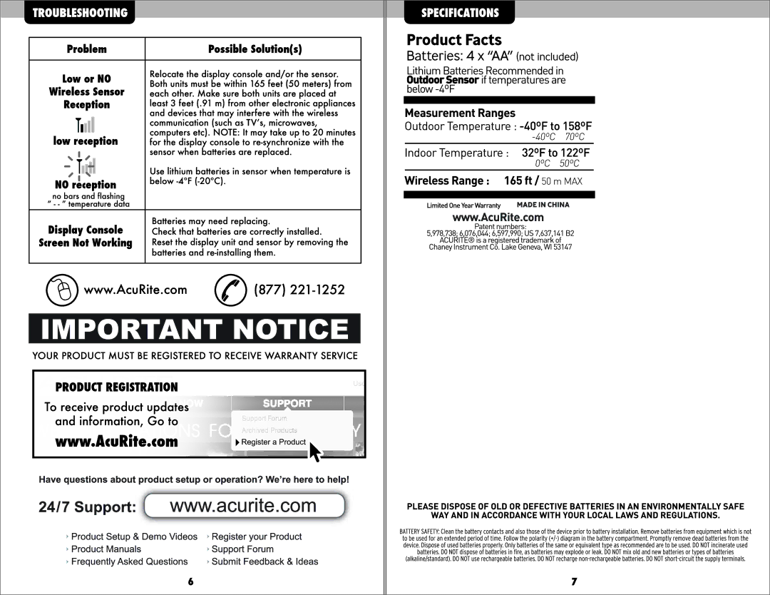 Acu-Rite 522 manual 