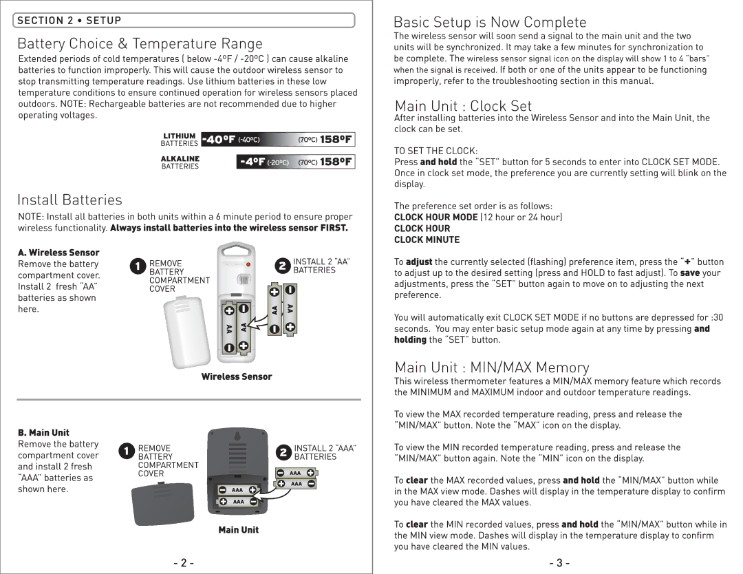 Acu-Rite 606 manual 