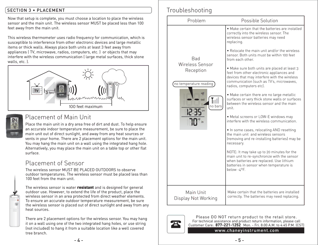 Acu-Rite 606 manual 