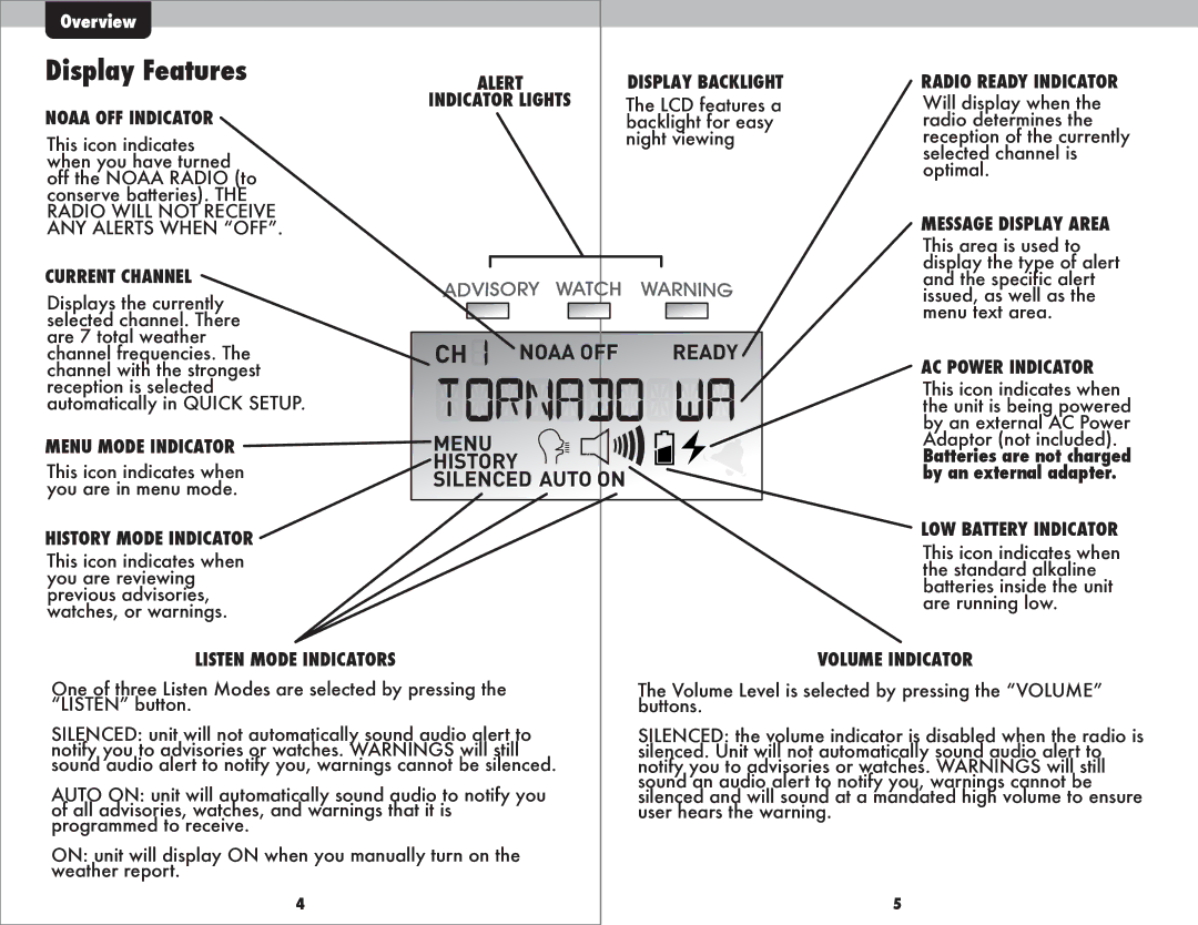 Acu-Rite #08560 instruction manual Display Features, Current Channel 