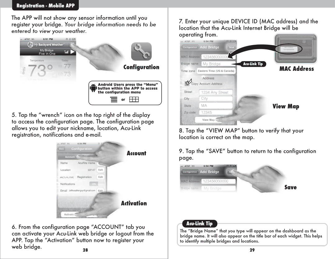 Acu-Rite 9150 instruction manual Configuration 