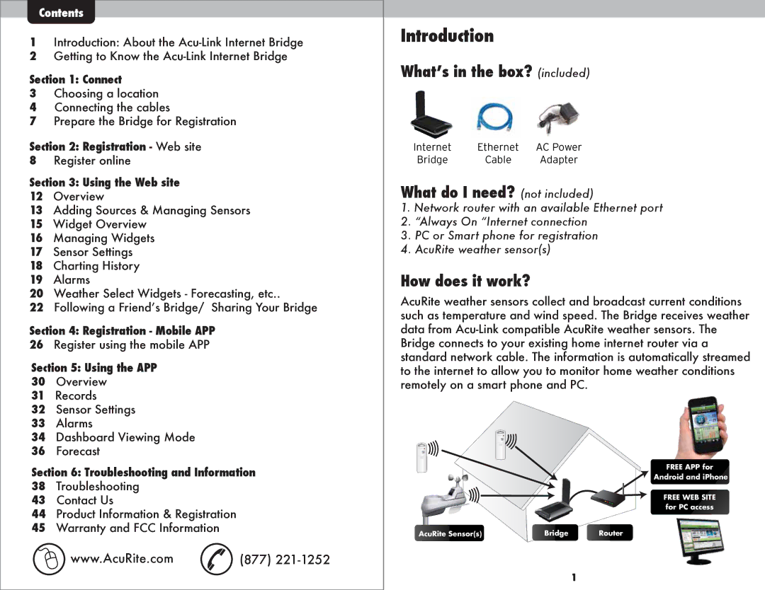 Acu-Rite 9150 instruction manual Introduction, Whatʼs in the box? included, What do I need? not included, How does it work? 