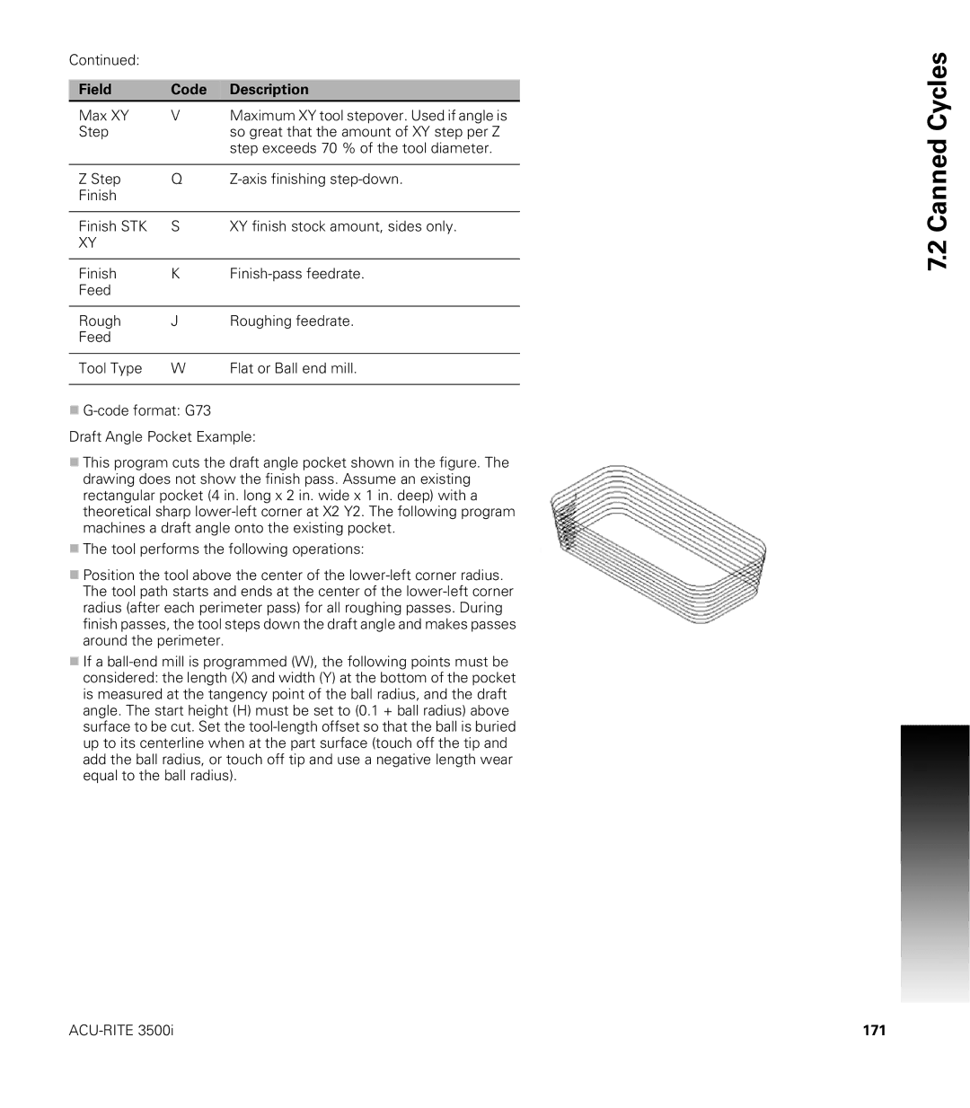 Acu-Rite CNC 3500i user manual 171 