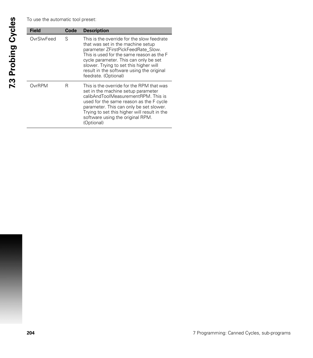 Acu-Rite CNC 3500i user manual To use the automatic tool preset 