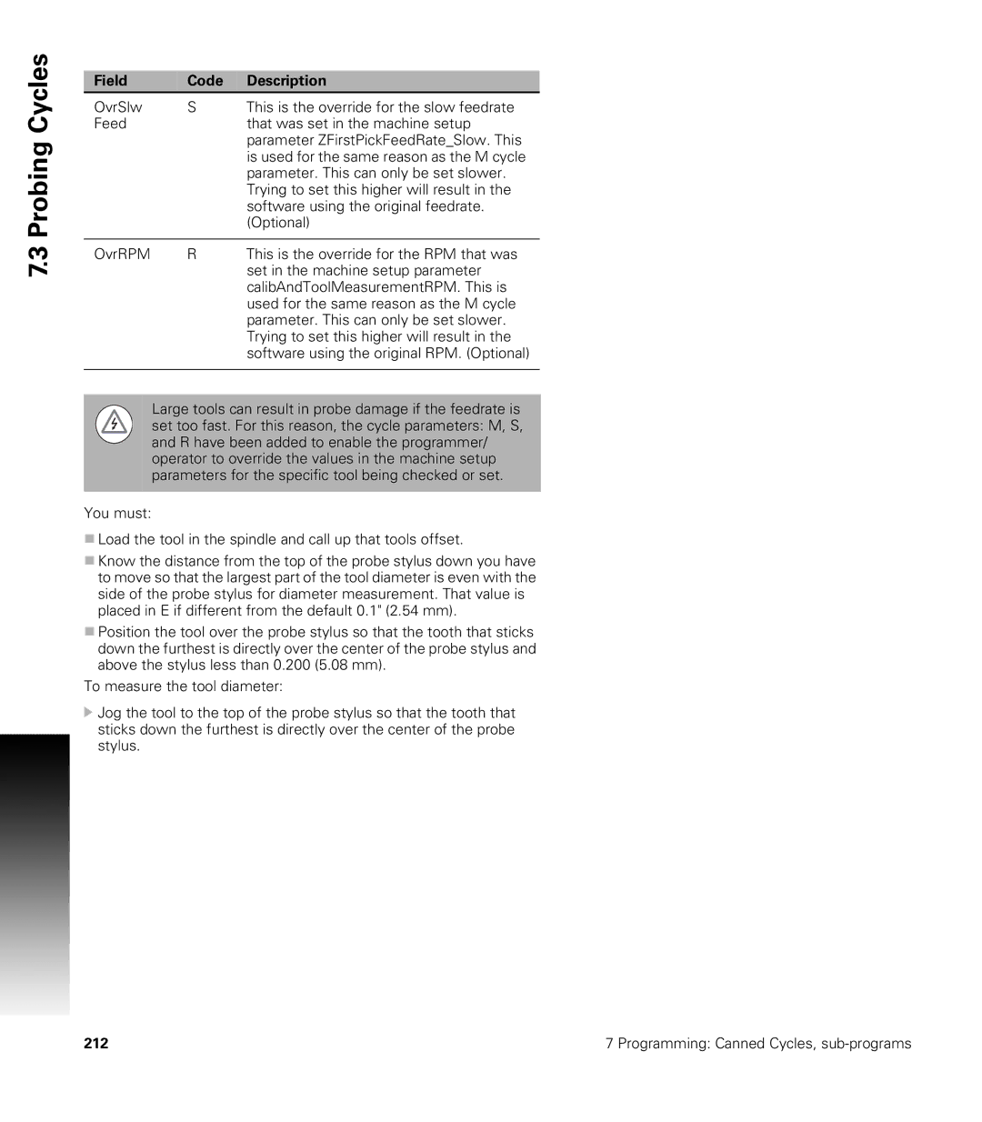 Acu-Rite CNC 3500i user manual 212 