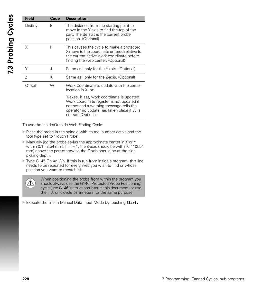 Acu-Rite CNC 3500i user manual 228 