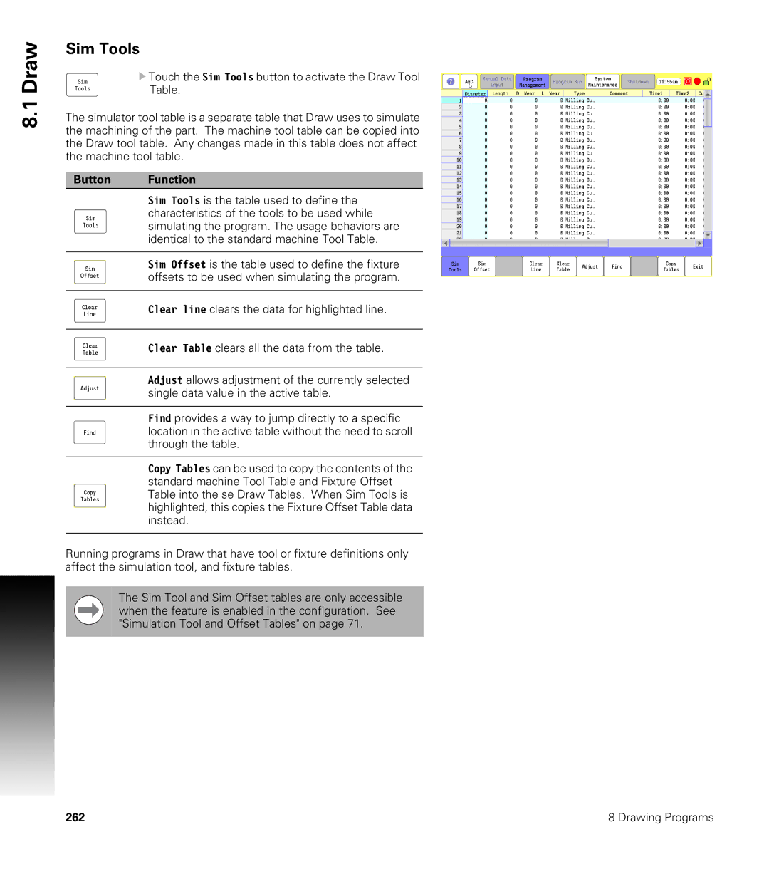 Acu-Rite CNC 3500i user manual Sim Tools 