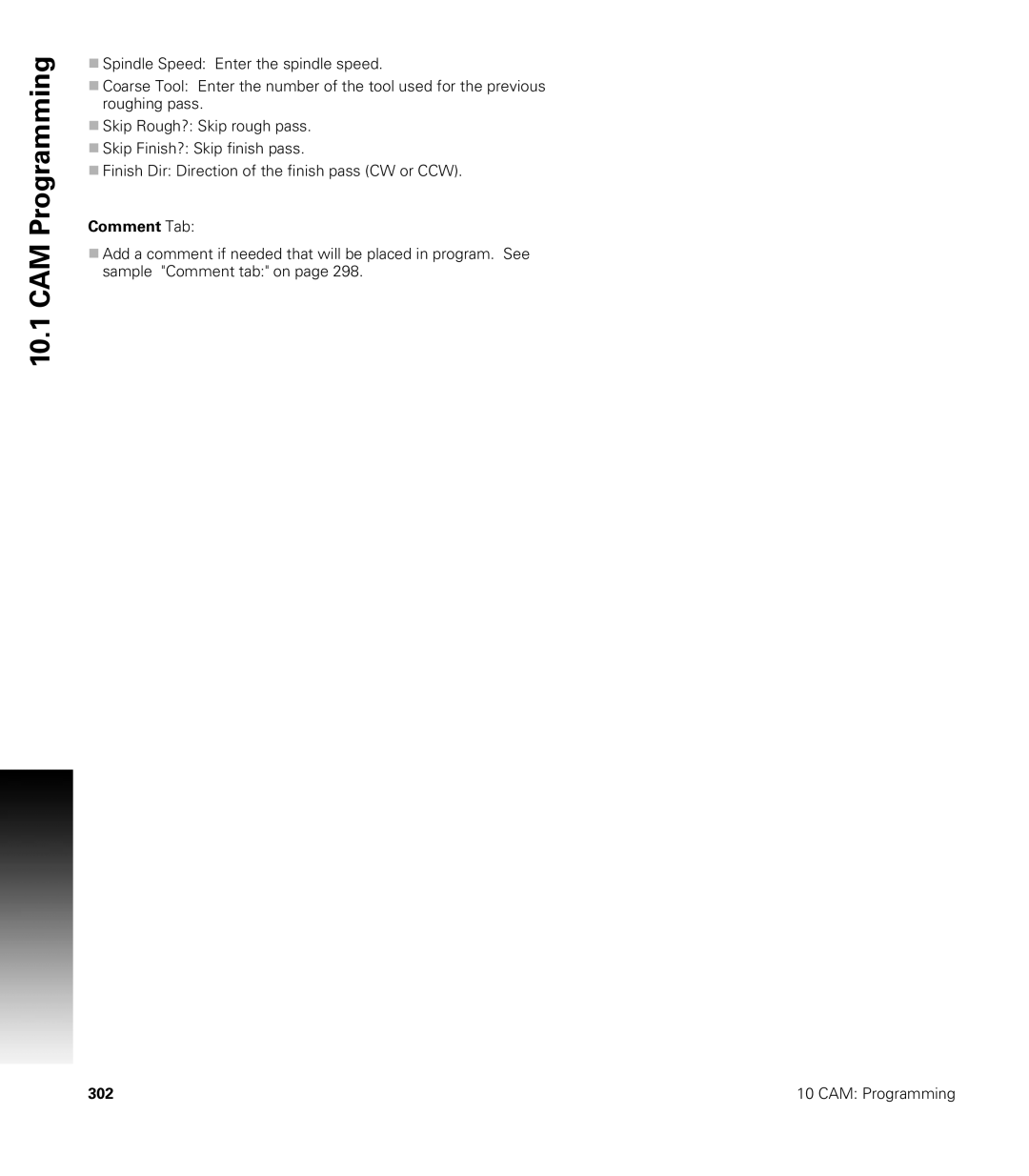 Acu-Rite CNC 3500i user manual CAM Programming 