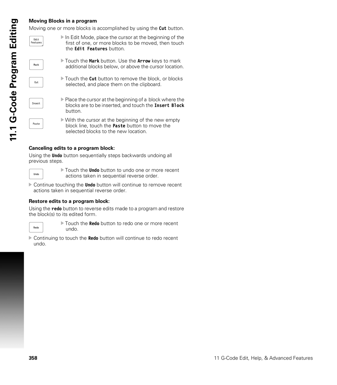 Acu-Rite CNC 3500i user manual 358 