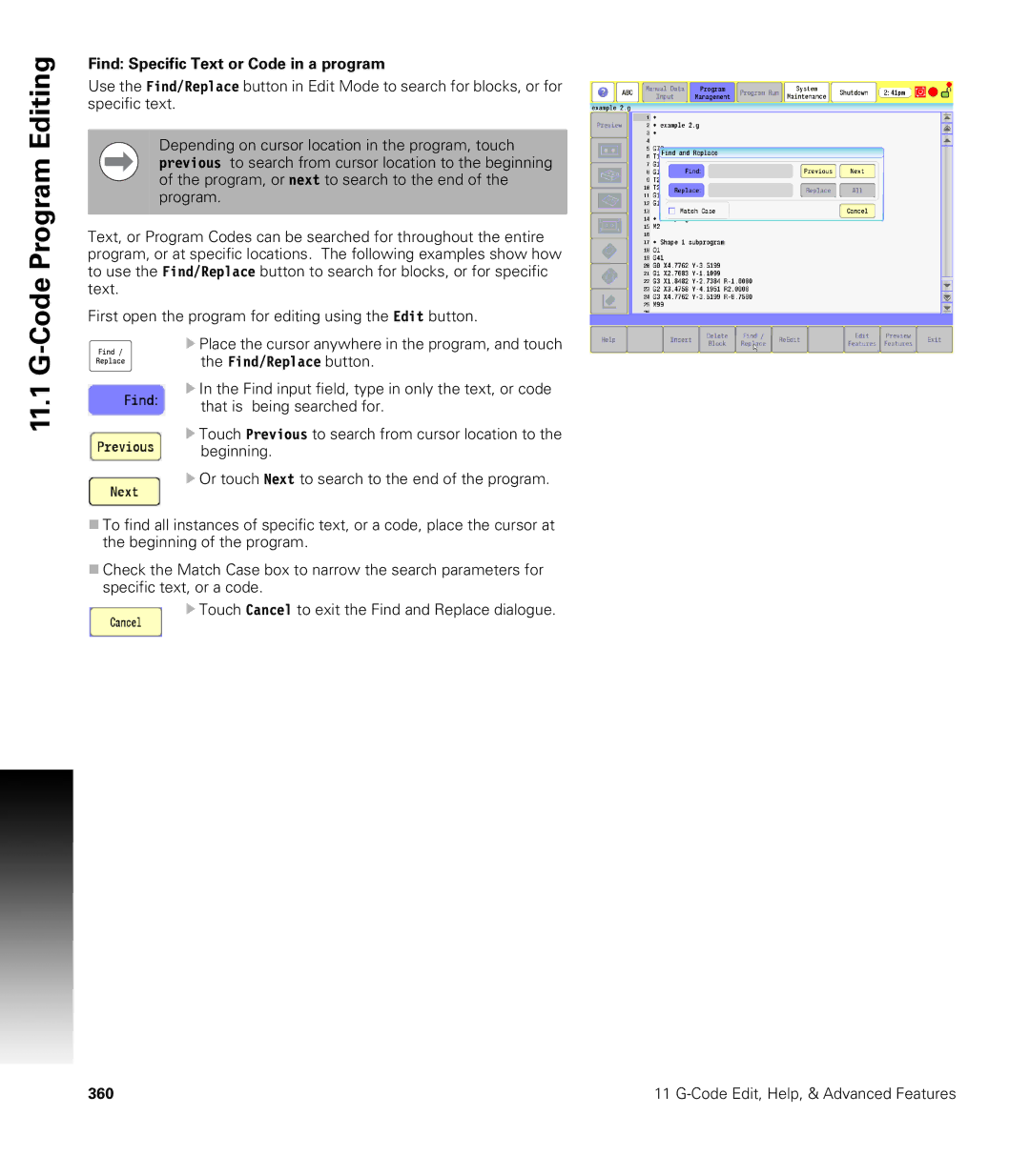 Acu-Rite CNC 3500i user manual 360 