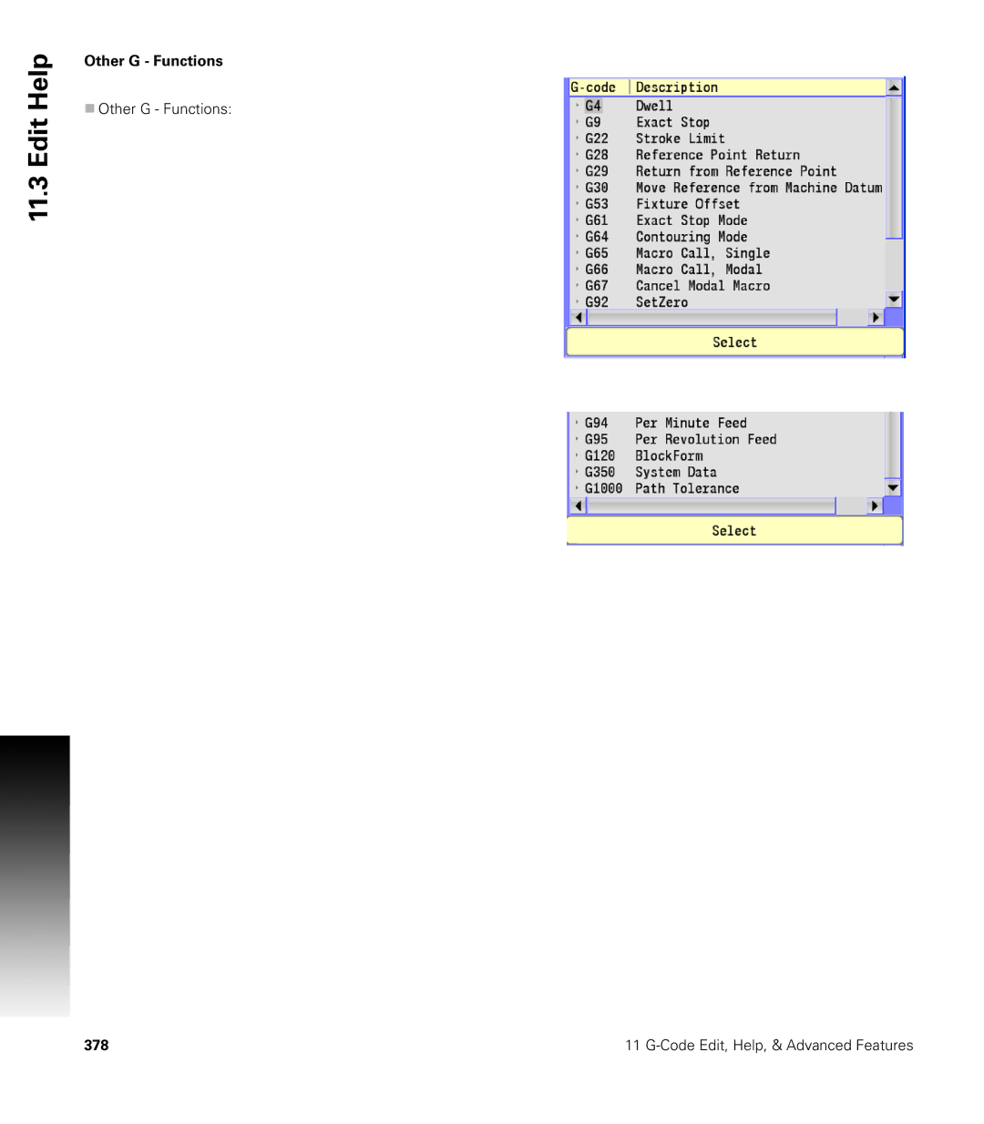 Acu-Rite CNC 3500i user manual Other G Functions 