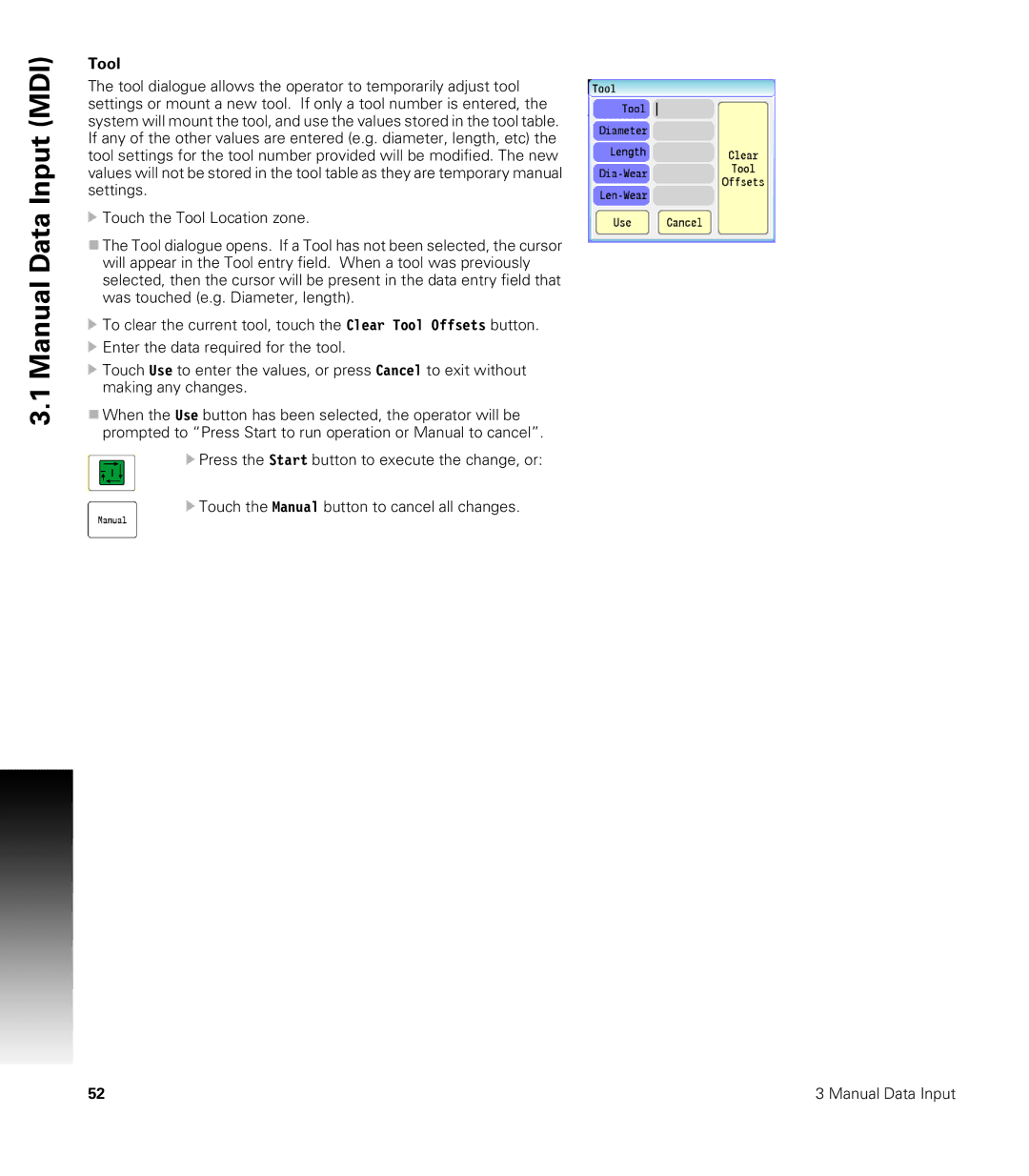 Acu-Rite CNC 3500i user manual Tool 