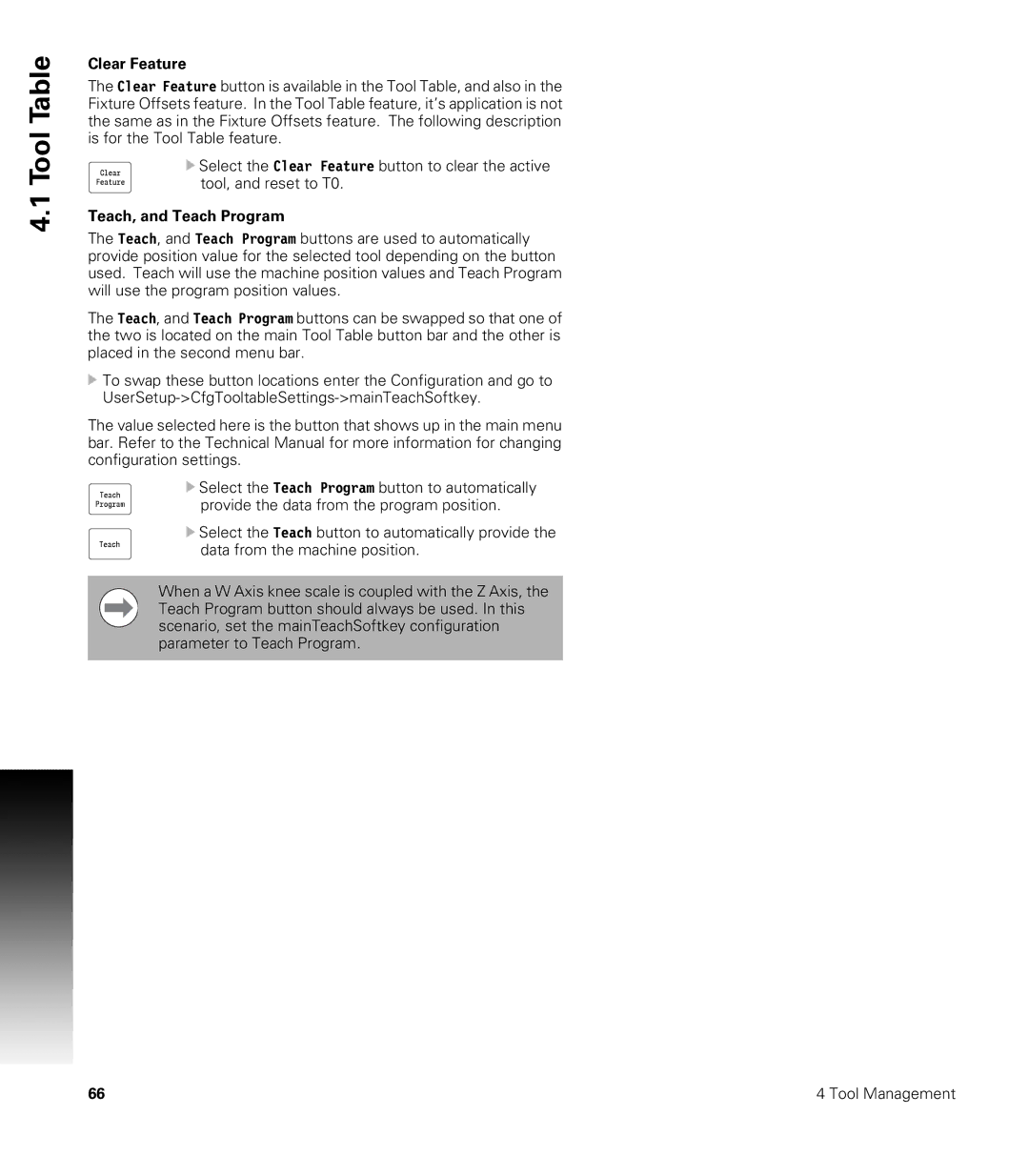 Acu-Rite CNC 3500i user manual Clear Feature, Teach, and Teach Program 