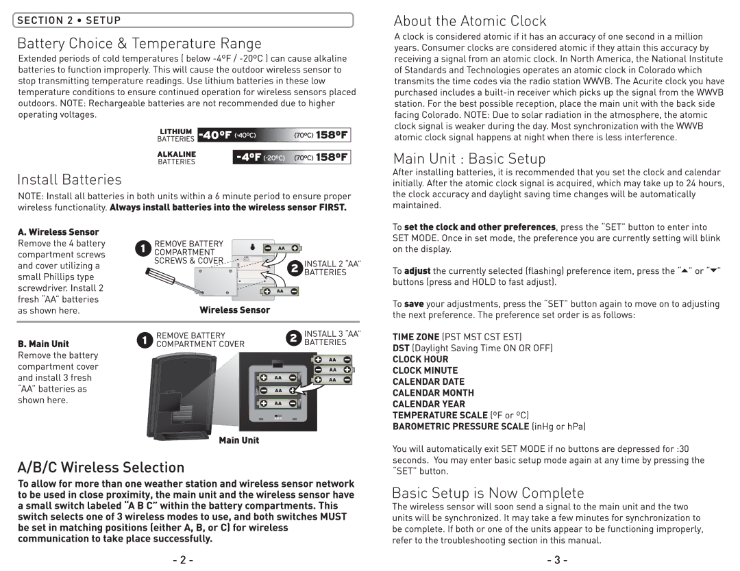 Acu-Rite ITM./ART.43398I manual 