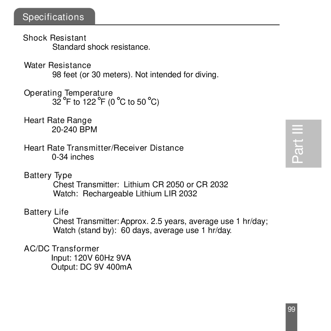 Acumen EON-2028HS, EON-2027HS manual Specifications 