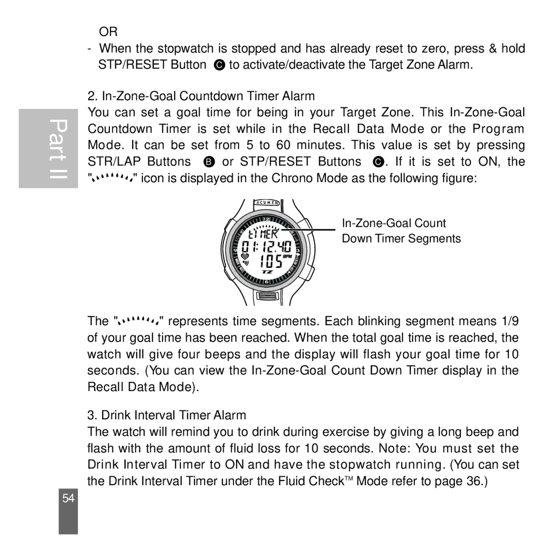 Acumen EON-2027HS, EON-2028HS manual In-Zone-Goal Count Down Timer Segments 