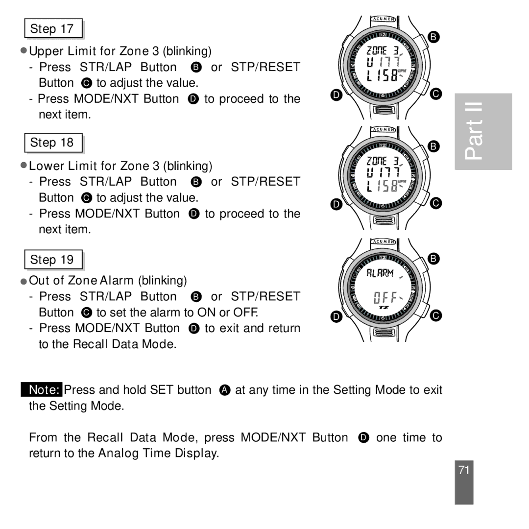 Acumen EON-2028HS, EON-2027HS manual Part 