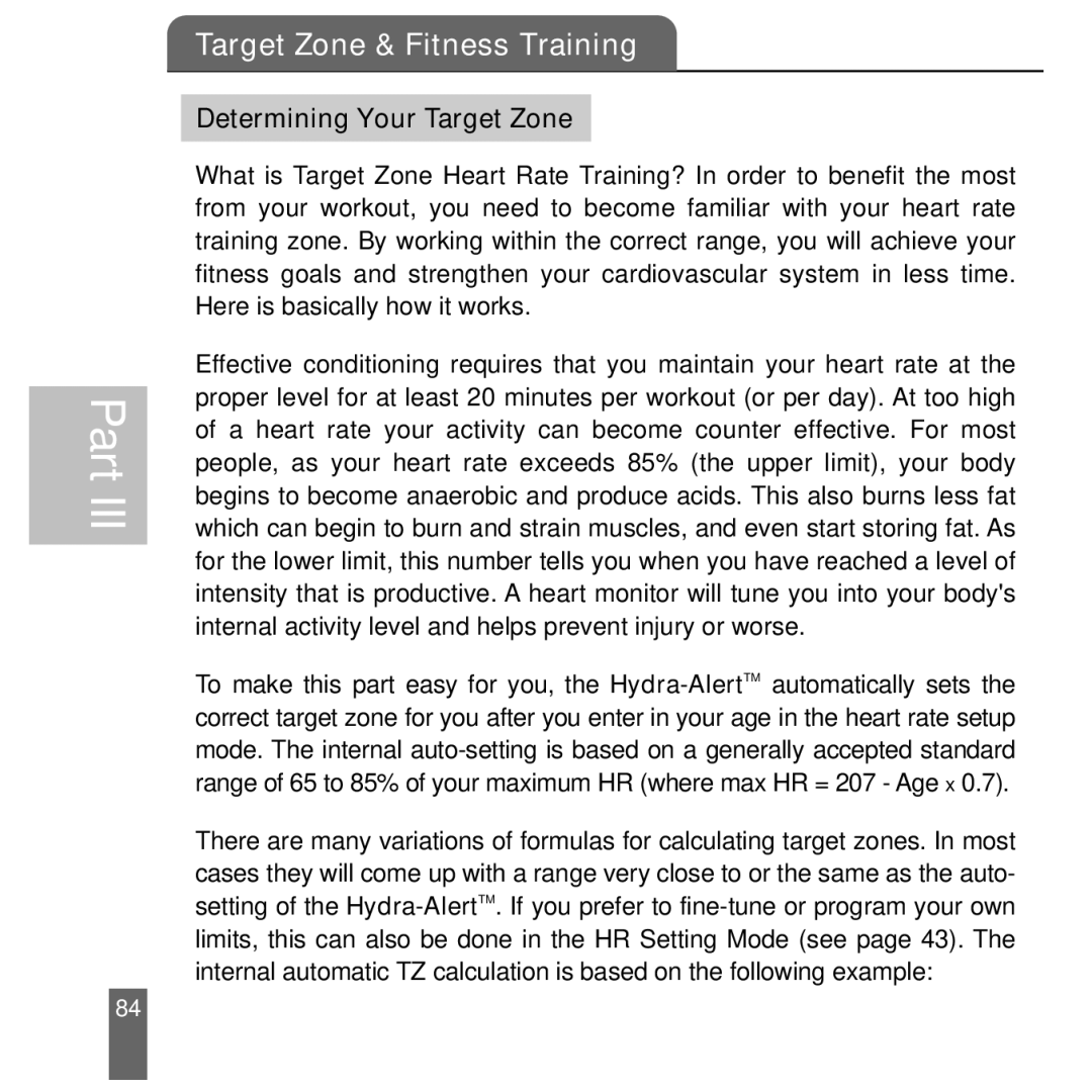 Acumen EON-2027HS, EON-2028HS manual Target Zone & Fitness Training, Determining Your Target Zone 