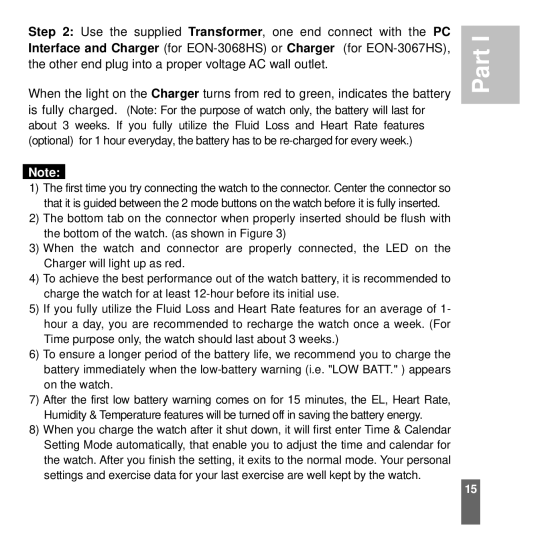 Acumen Stopwatch manual Part 